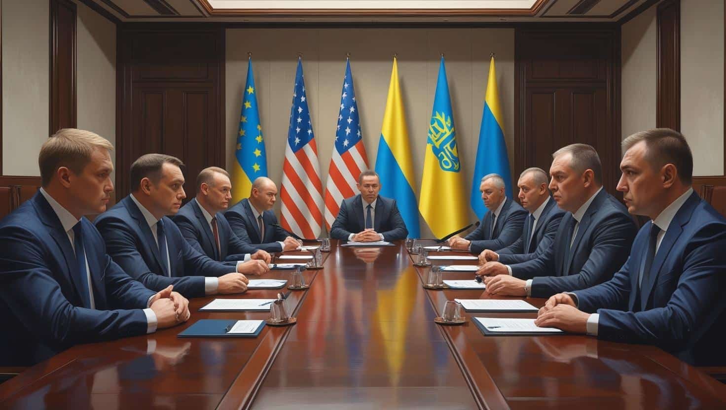 US, EU, and Ukraine Officials Meet in UK Ahead of Trump-Putin Talks